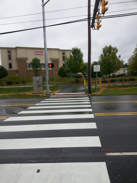 Chester Valley Trail Crossing Lincoln Highway