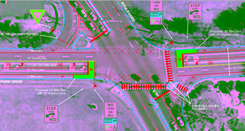 Conceptual Drawing Park Blvd and Cuthbert