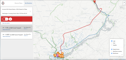 GoPhillyGo Multimodal Directions